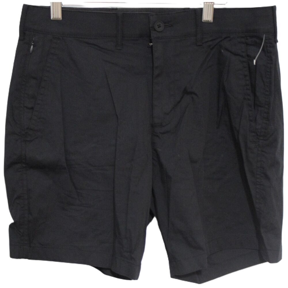 Womens Abercrombie & Fitch All Day Short Black Cotton Stretch Chino Shorts Sz 31
